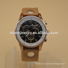 Lastest Design New Product Watch Stainless Steel Watch PU Leather Watch WL008